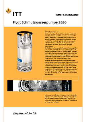 Каналізаційні насоси Flygt-Pumpen 2630 LR 251