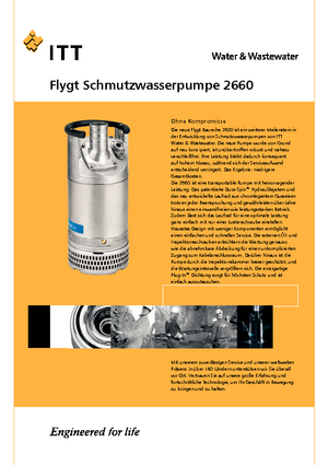 Каналізаційні насоси Flygt-Pumpen 2660 LR 251