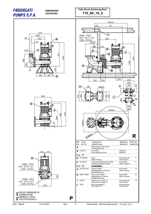 Каналізаційні насоси Faggiolati G 210 R3C2-M30AA2