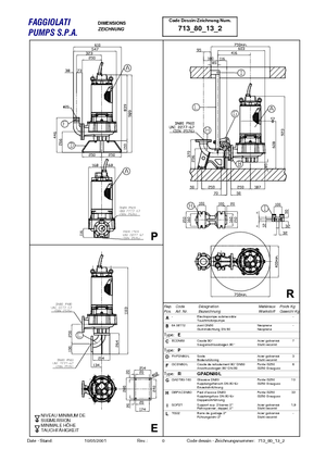 Каналізаційні насоси Faggiolati G 213 R1M1-M40AAS