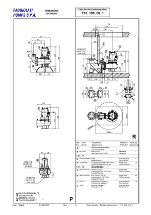 Каналізаційні насоси Faggiolati G 409 T1M1-P90AA0