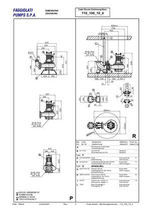 Каналізаційні насоси Faggiolati G 410 R2C2-P80AA2