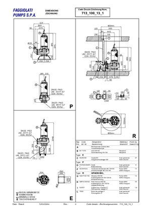 Каналізаційні насоси Faggiolati G 413 R6V1-P80AA2