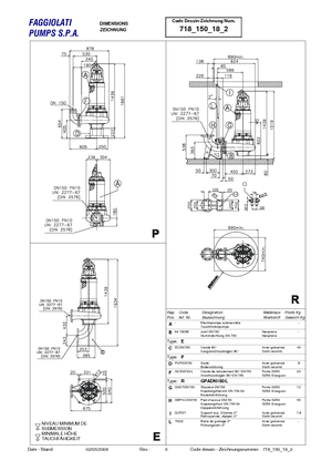 Каналізаційні насоси Faggiolati G 418 R2C2-S80AA2
