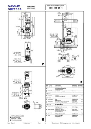 Каналізаційні насоси Faggiolati G 425 R3C2-S60AA2