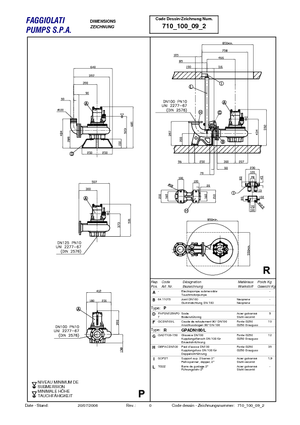 Каналізаційні насоси Faggiolati G 609 T2C1-P80AA0