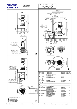 Каналізаційні насоси Faggiolati G 620 R3C1-V105AA2