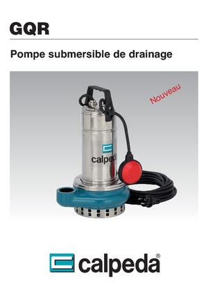 Каналізаційні насоси Calpeda GQR 10-16