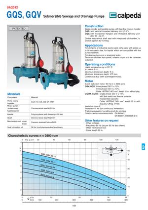 Каналізаційні насоси Calpeda GQV 50-8