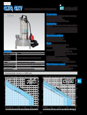Каналізаційні насоси Calpeda GXC 40-13