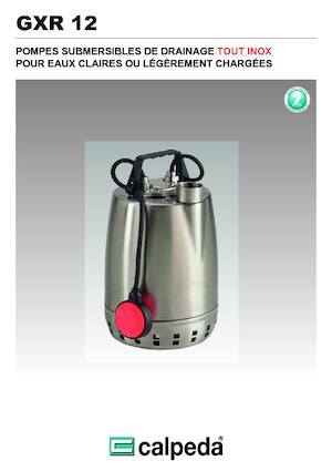 Каналізаційні насоси Calpeda GXR 12-18