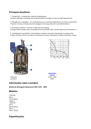 Каналізаційні насоси ABS-Pumpen J 205 ND