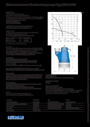 Каналізаційні насоси Sulzer J 405 ND