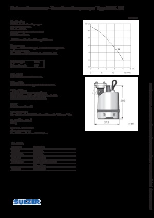 Каналізаційні насоси Sulzer J 5 W