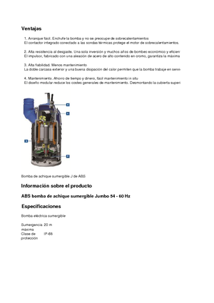 Каналізаційні насоси ABS-Pumpen J 54 LD direkt