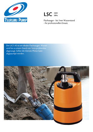 Каналізаційні насоси Tsurumi-Pumpen LSC1.4S2