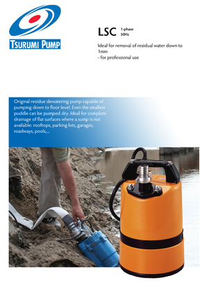 Каналізаційні насоси Tsurumi-Pumpen LSC1.4S2