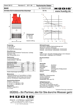 Каналізаційні насоси Grindex Maxi N