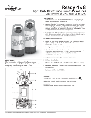 Каналізаційні насоси Flygt-Pumpen Ready 8