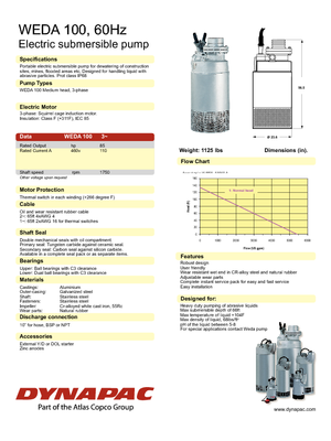 Каналізаційні насоси WEDA Weda 100