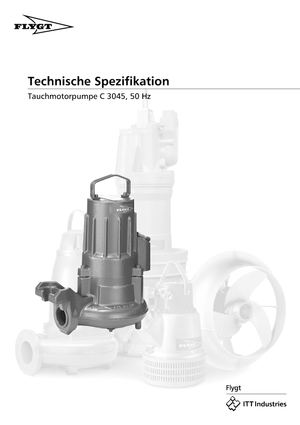 Насоси для стічних вод Flygt-Pumpen CS 3045 LR 250