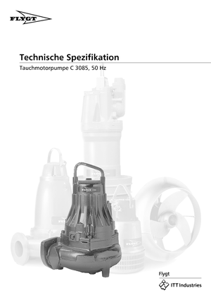 Насоси для стічних вод Flygt-Pumpen CS 3085 LR 432 EEx