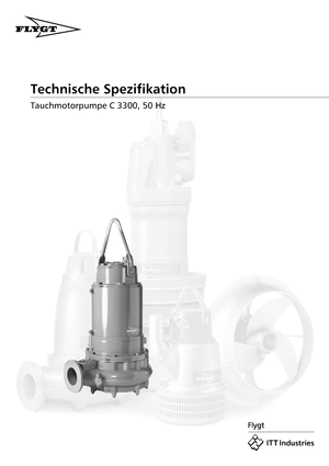 Насоси для стічних вод Flygt-Pumpen CS 3300 LR 632 EEx