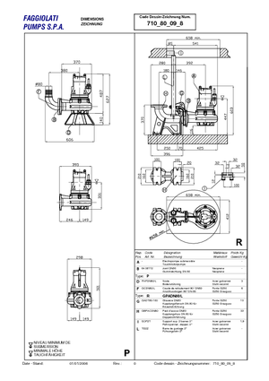 Насоси для стічних вод Faggiolati G 209 T3V1-M50AA0