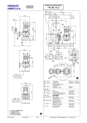 Насоси для стічних вод Faggiolati G 210 R3V2-M50AA2