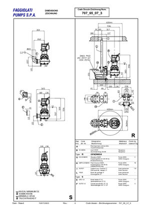 Насоси для стічних вод Faggiolati G 471 T6V3-L50AA0