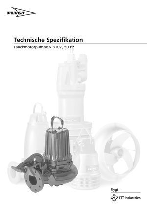 Насоси для стічних вод Flygt-Pumpen NS 3102 LR 461 EEx