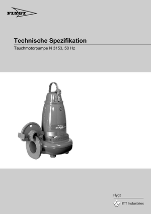 Насоси для стічних вод Flygt-Pumpen NS 3153 LR 272 EEx