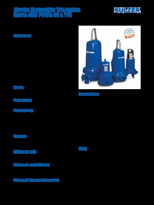 Насоси для стічних вод Sulzer Piranha S 21-2
