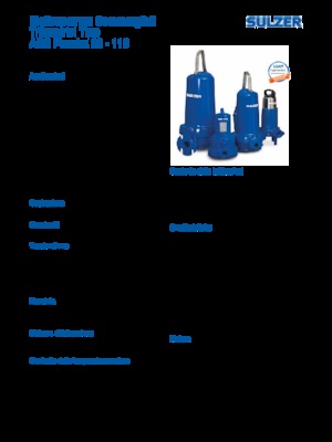 Насоси для стічних вод Sulzer Piranha S 21-2
