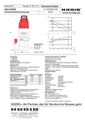 Насоси для стічних вод Grindex Salvador D