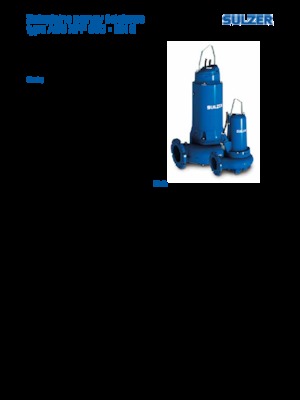 Насоси для стічних вод Sulzer XFP 150 E CB1 .2