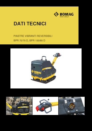 Реверсивні віброплити Bomag BPR 70/70 D