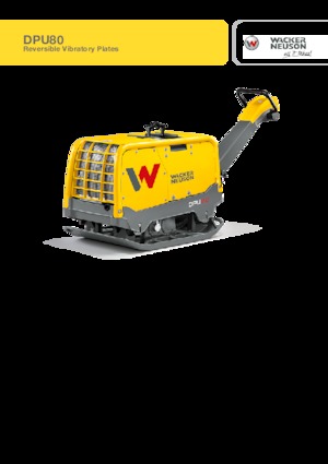 Реверсивні віброплити Wacker Neuson DPU80 Lem 770