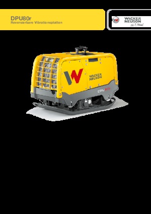 Реверсивні віброплити Wacker Neuson DPU80r Lem 770