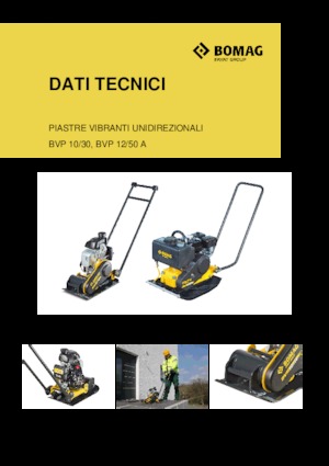 Односпрямовані віброплити Bomag BVP 10/30