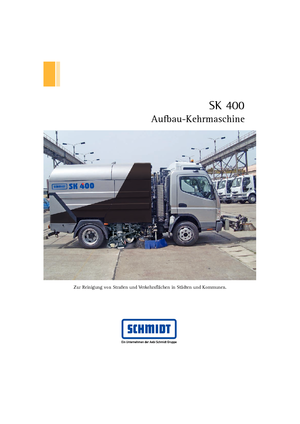 Підмітальні машини, подвійна експлуатація Schmidt SK 400 dual