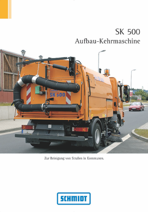 Підмітальні машини, подвійна експлуатація Schmidt SK 500