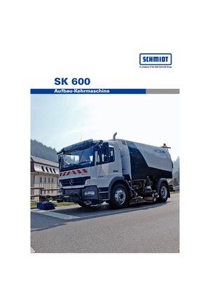 Підмітальні машини, подвійна експлуатація Schmidt SK 600 dual