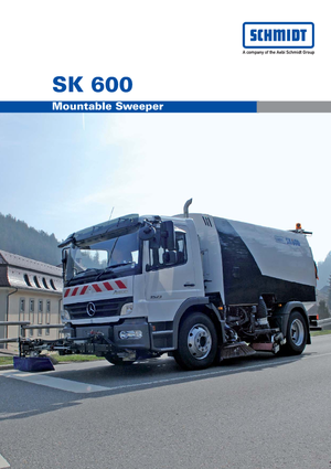 Підмітальні машини, подвійна експлуатація Schmidt SK 600 dual