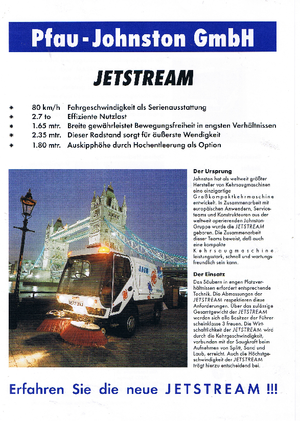 Підмітальні машини, Права всмоктувальна головка Pfau-Johnston KSA 625