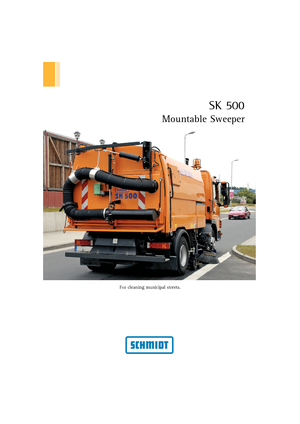 Підмітальні машини, Права всмоктувальна головка Schmidt SK 500