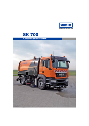 Підмітальні машини, Права всмоктувальна головка Schmidt SK 700
