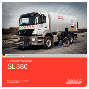 Підмітальні машини, Права всмоктувальна головка BROCK SL 380 K