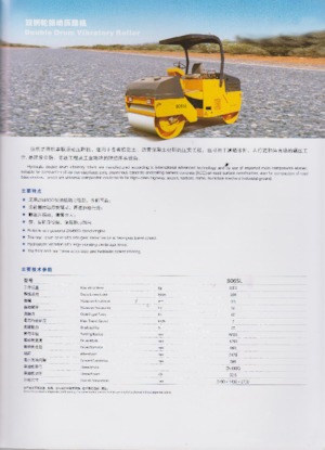 Тандемні вібраційні дорожні катки Changlin 8065L