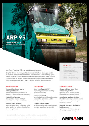 Тандемні вібраційні дорожні катки Ammann ARP 95